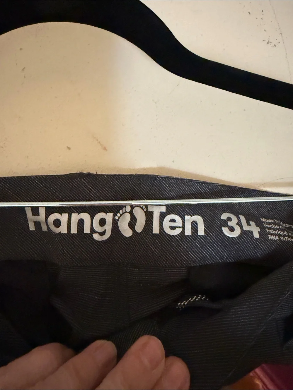 Hang Ten Black Men's Flat Front Shorts